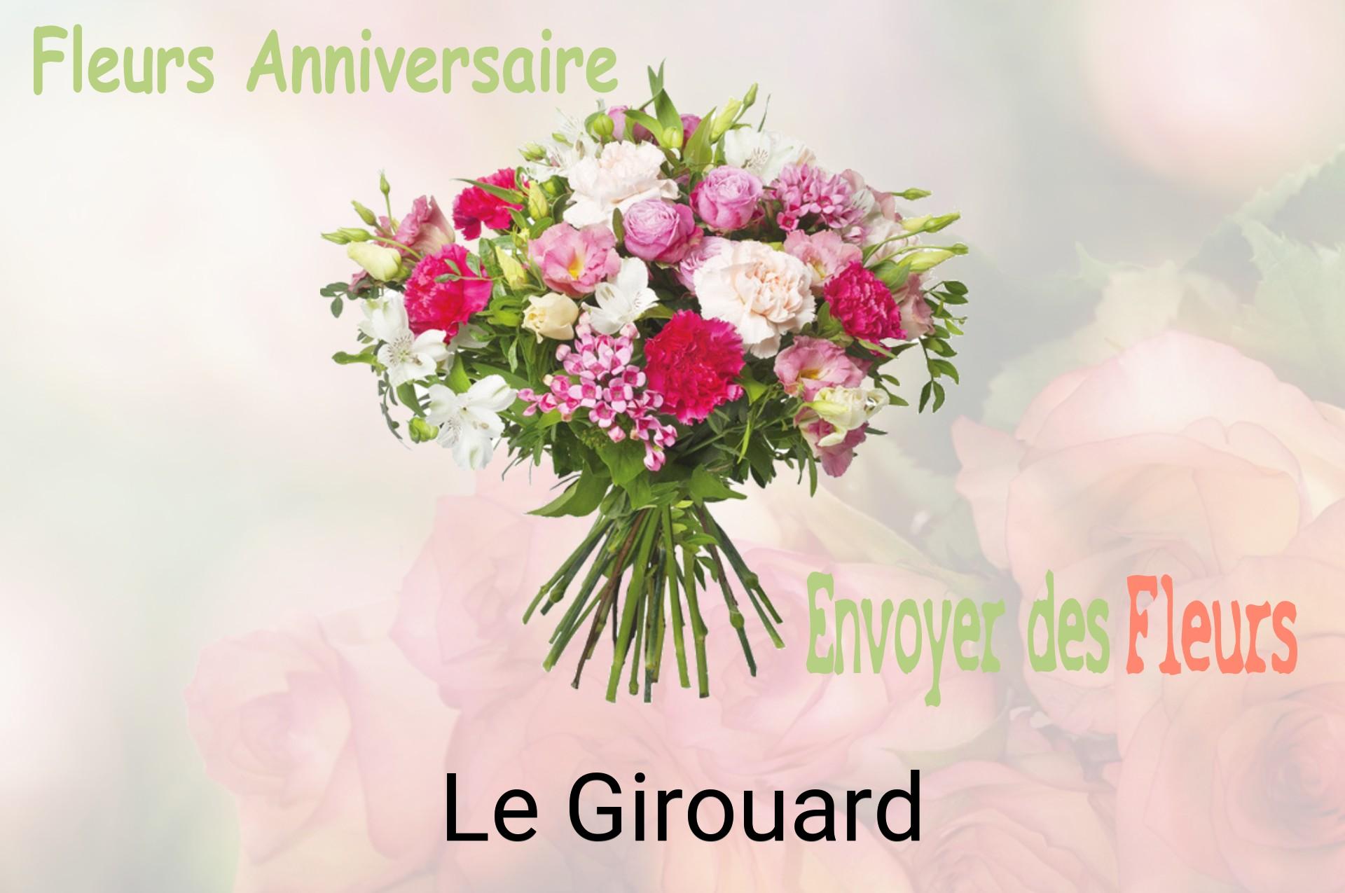 Bouquet de fleurs d’anniversaire livré à Le Girouard